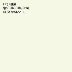 #F6F8E6 - Rum Swizzle Color Image